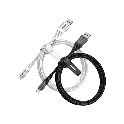 Otterbox USB-A Bundle-A2L-BK/WH Lightning Cable (2pcs)