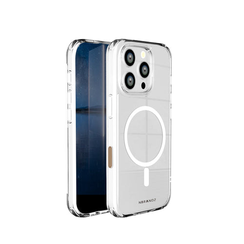 N.Brandz iPhone 16 Pro N-MagClair2-IP1663/MagClair Super Strong Magnetic Anti-Yellow Case with Camera Button