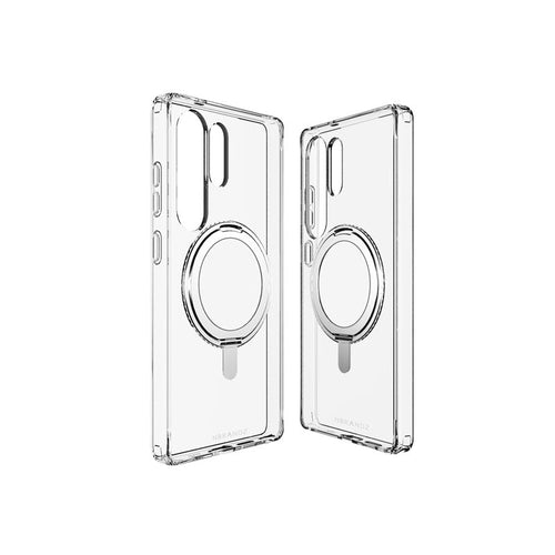 Nbrandz/N Mag360-S25U-CL/MagClair with 360 O Stand Samsung S25 Ultra Clear Protective Case
