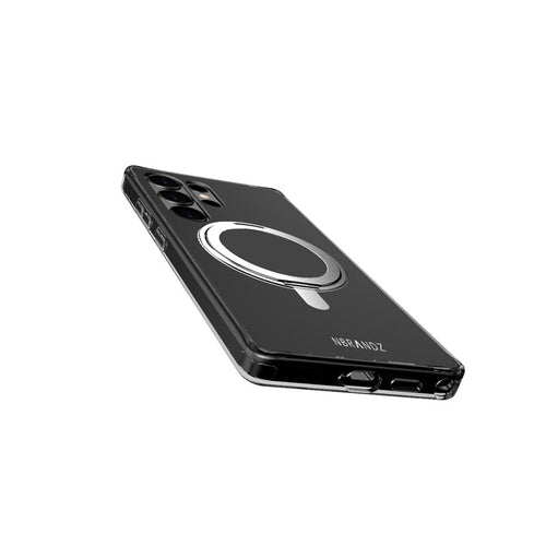 Nbrandz/N Mag360-S25U-CL/MagClair with 360 O Stand Samsung S25 Ultra Clear Protective Case