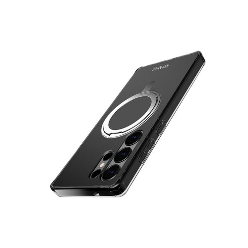 Nbrandz/N Mag360-S25U-CL/MagClair with 360 O Stand Samsung S25 Ultra Clear Protective Case