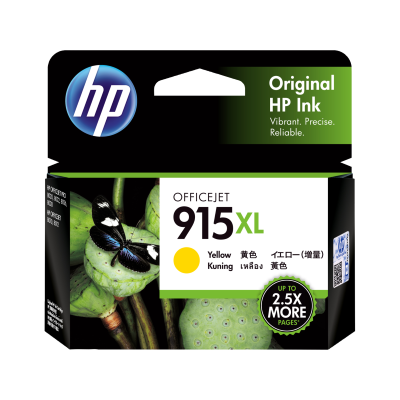 HP 915XL Yellow Original Ink Cartridge (3YM21AA)