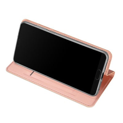 Dux Ducis Leather Case For Huawei P20 Rose Gold