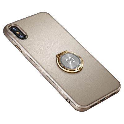 Xundd Case For iPhone XS With Ring Holder (Gold)