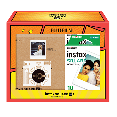 Fuji Instax SQUARE SQ1 Instant Camera Combo Kit (Blue)