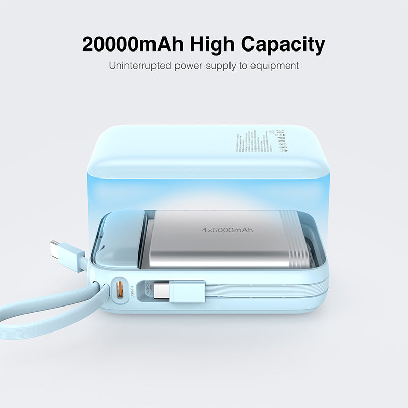 Valore PD65W 20000mAh Powerbank CCC Certified (PD41) - Blue