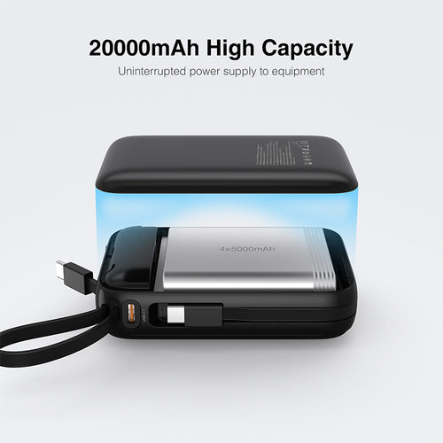 Valore PD65W 20000mAh Powerbank CCC Certified (PD41) - Black