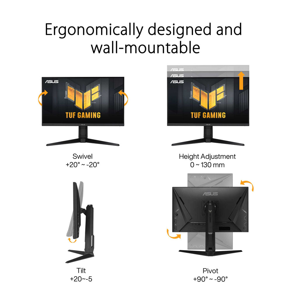 Asus TUF Gaming VG27AQML1A - 27 QHD Fast IPS 260Hz Gaming Monitor