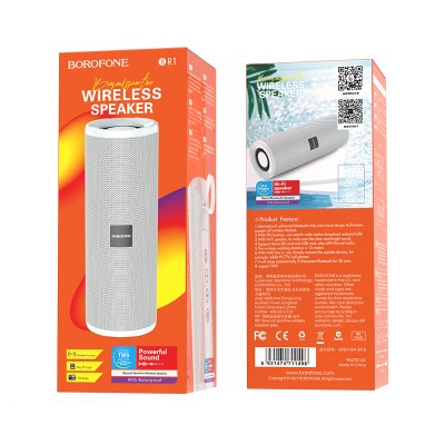 Borofone BR1 Beyond Sportive Wireless Speaker (Grey)