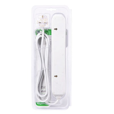 Masterplug SWC42N-MPA Individual Switch 4 Socket LED 2m