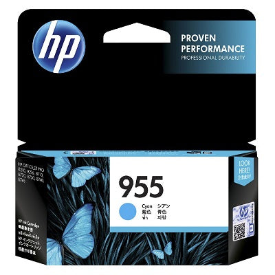 HP 955 Cyan Original Ink Cartridge (L0S51AA)