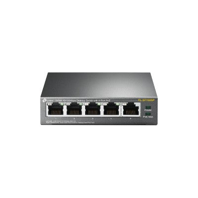 TP-Link TL-SF1005P  5-Port 10/100Mbps Desktop Switch with 4-Port PoE