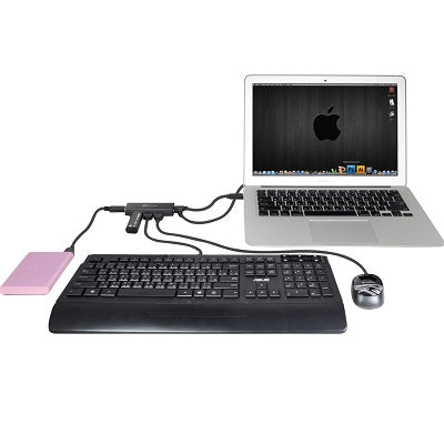 J5Create USB 3.0 4-port Mini Hub (JUH340) w Power Adapter