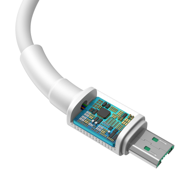 Baseus CAMSW-D02 Mini White Cable USB For Micro 4A 1m (White)