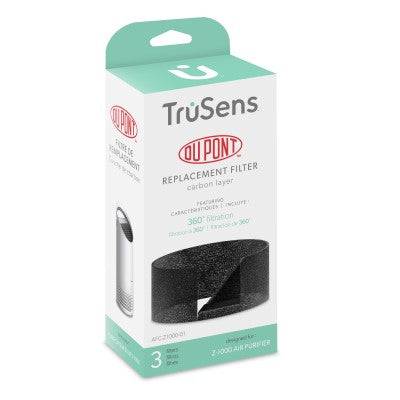 TruSens 2415103 Small Carbon 3 Pack