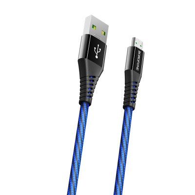 Borofone BU13 Craft Micro Charging Cable 4A (Black)