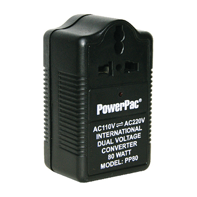 PowerPac International Dual Voltage Converter 80 Watts [PP80]