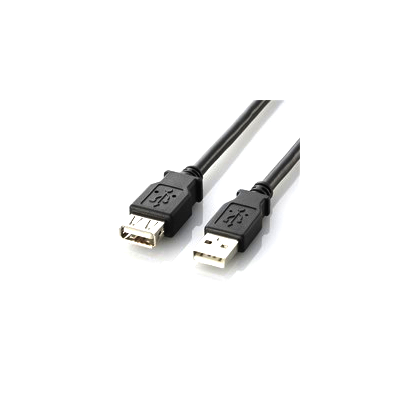 Elecom USB 2.0 Extension Cable [2.0M] (Black)