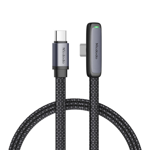 Mcdodo CA-3360 90 Degree 65W C-C Data Cable (1.2M) - Black