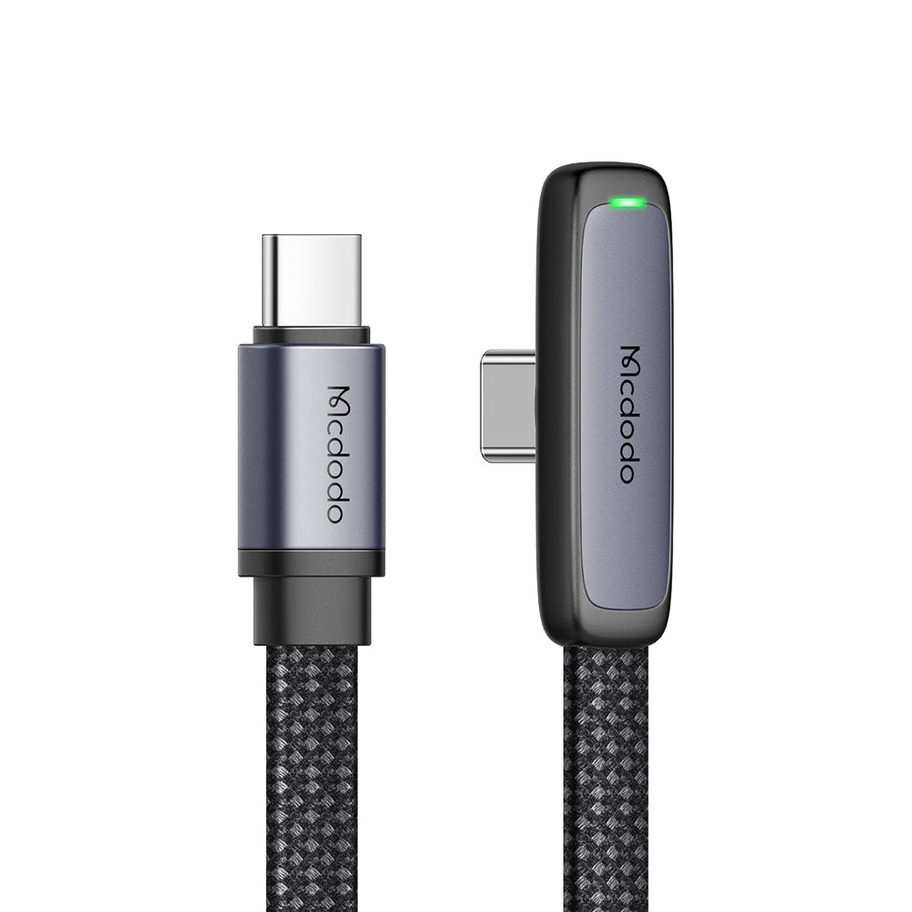 Mcdodo CA-3361 90 Degree 65W C-C Data Cable (1.8M) - Black