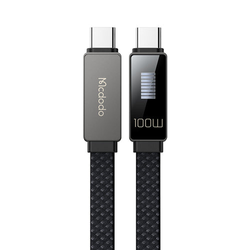 Mcdodo CA-4470 LED Rhythm PD100W C-C Data Cable (Black)