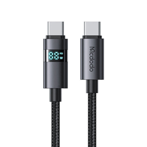 Mcdodo CA-5610 Horizontal LED Display 100W C-C Cable (Black)