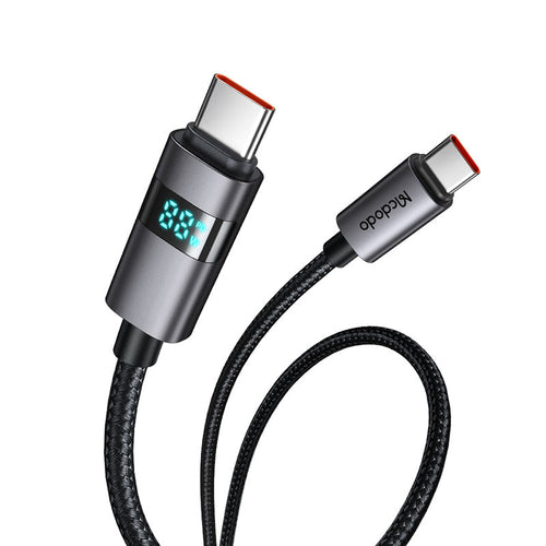 Mcdodo CA-5610 Horizontal LED Display 100W C-C Cable (Black)