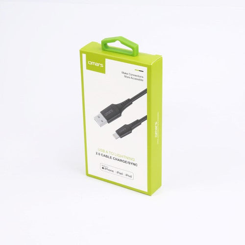 Omars OMCB004 MFI Lightning Sync&Charge Cable 1.2M (Black)