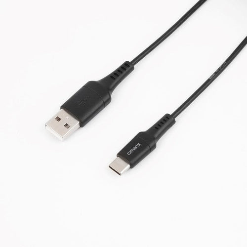 Omars OMCB002 USB-A to USB-C 3A Charging Cable 1.2M (Black)