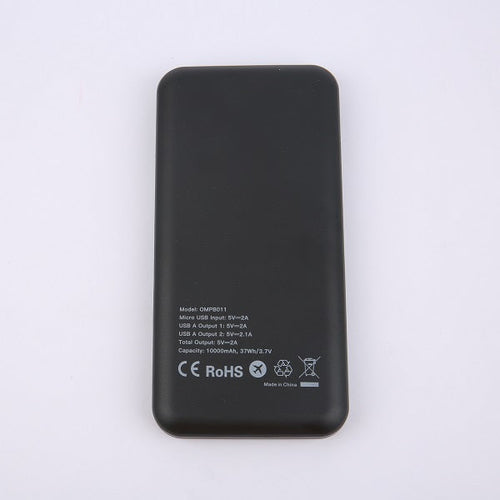 Omars OMPB011 10000mAh Power Bank (Black)