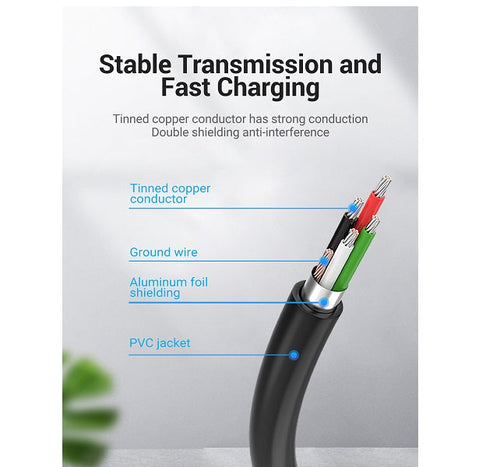 Vention COMBF USB2.0 to Mini USB Cable 1M