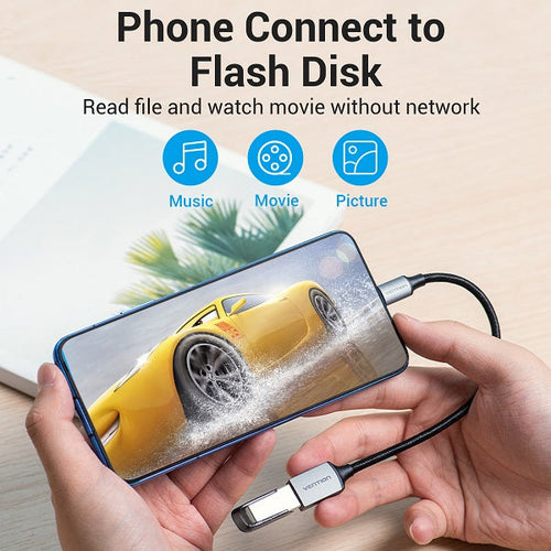 Vention CCWHB Type C to USB2.0 OTG Cable