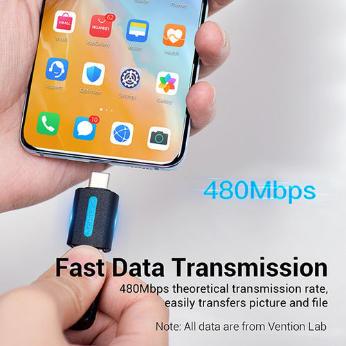 Vention CDTB0 Type C to USB2.0 OTG Adaptor