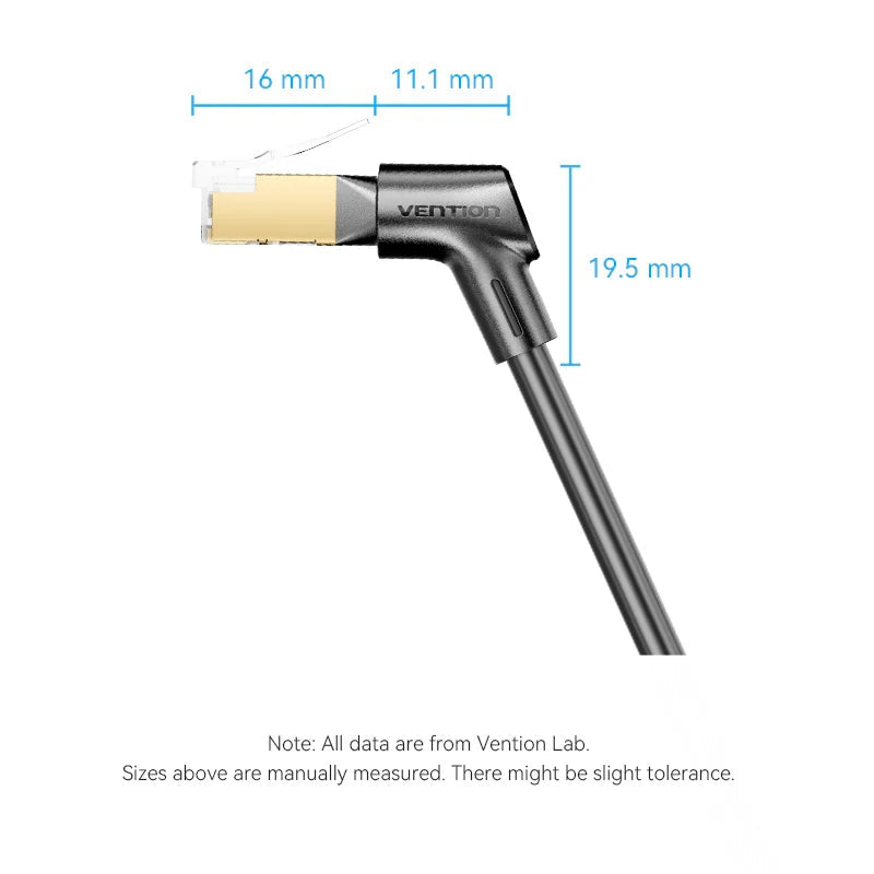 Vention IKLBF Cat 8 STP Ethernet Patch Cable 1M
