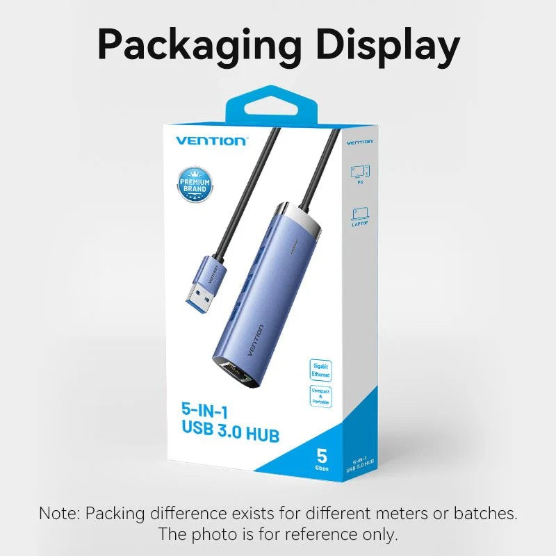 Vention TGFSB 5in1 USB 3.0 Docking Station