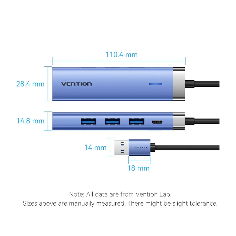 Vention TGFSB 5in1 USB 3.0 Docking Station