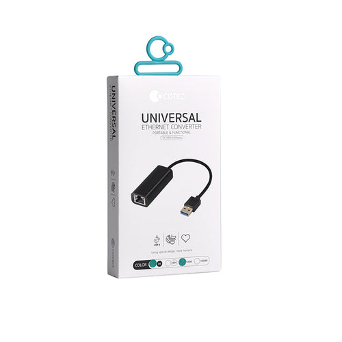 COTECi USB-A to Ethernet Connector