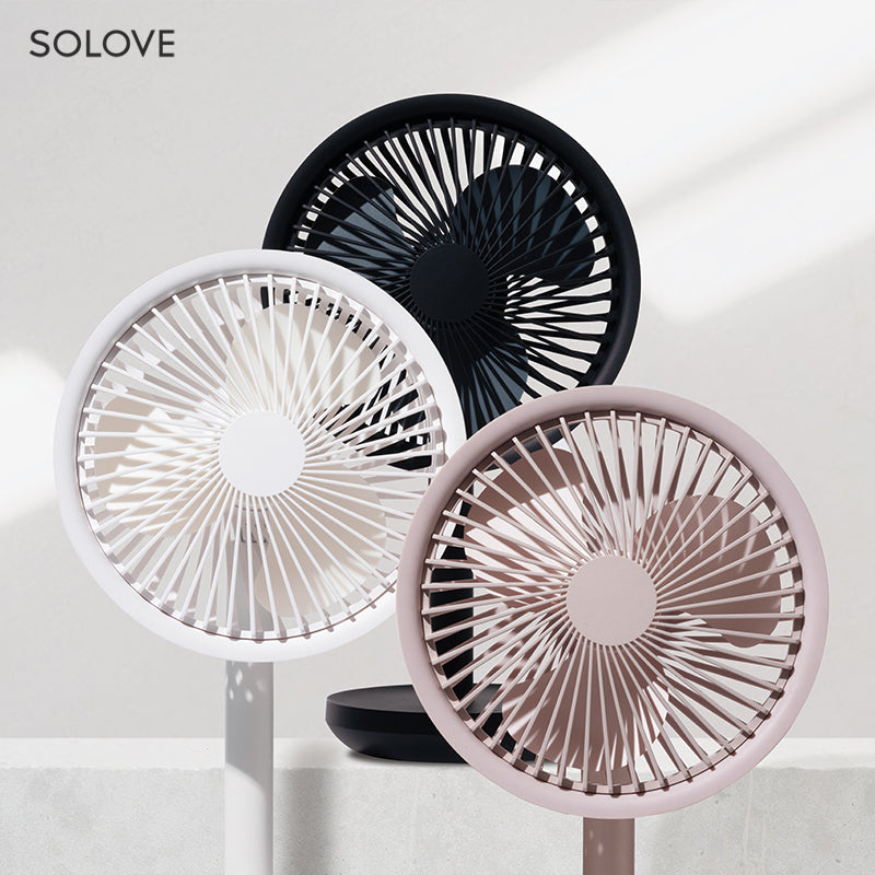 SoLove MI F5-White Desktop Fan Rechargeable Battery Operated
