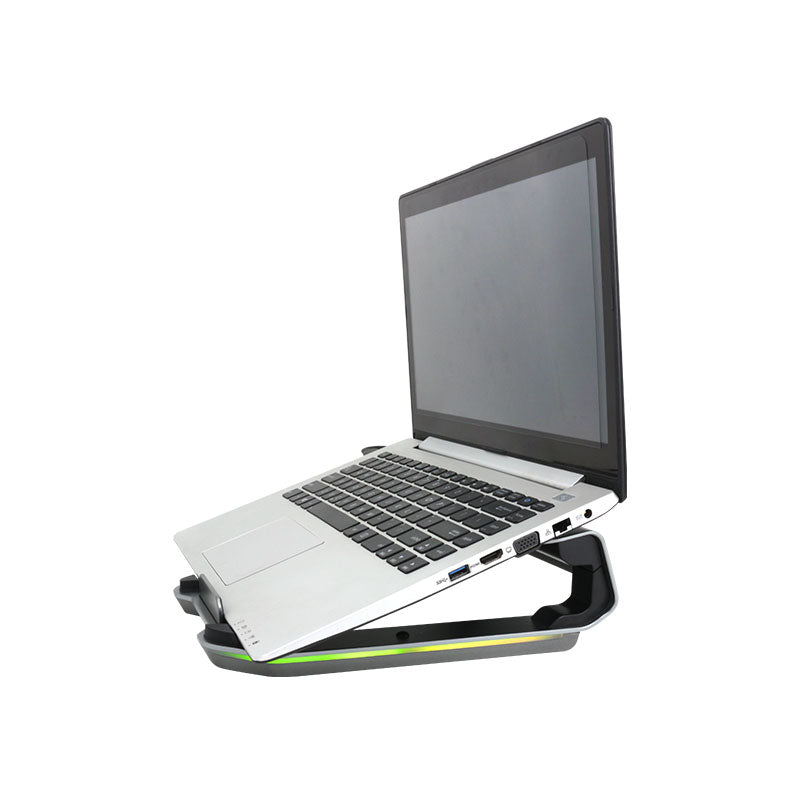Valore Aluminium Laptop Stand with RGB Lighting (AC138)