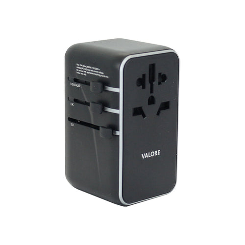Valore PD100W Universal Travel Adaptor (AC187) - Black