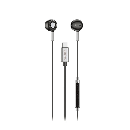 Valore USB-C Earphones Black (EP13) - Black