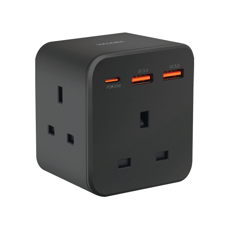 Valore Multi-Way Power Adaptor (AC-MW-PD20W) - Black