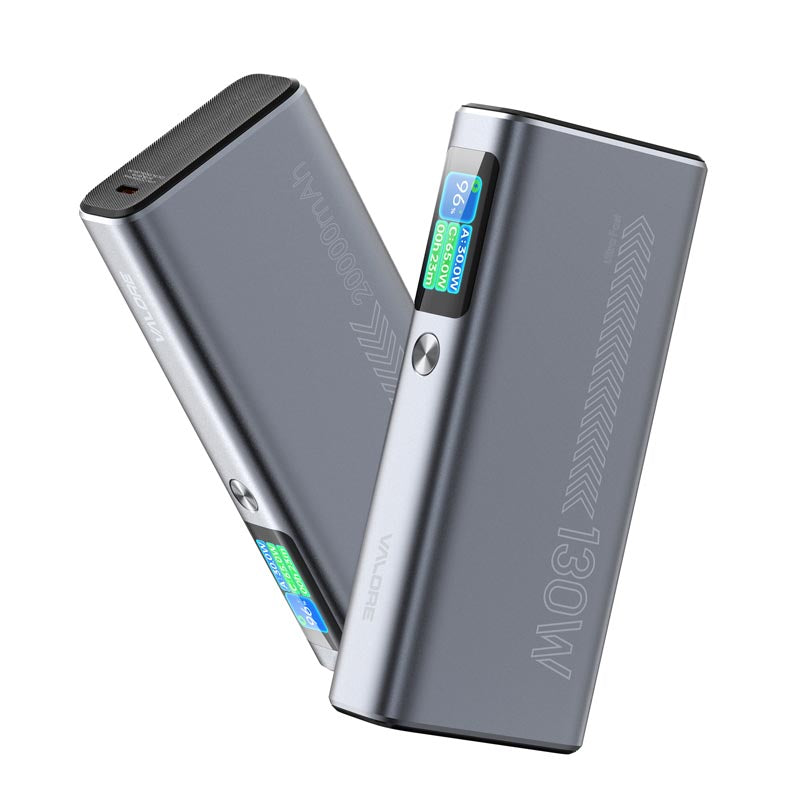 Valore 130W-PD 20,000mAh Powerbank (PD29) - Grey