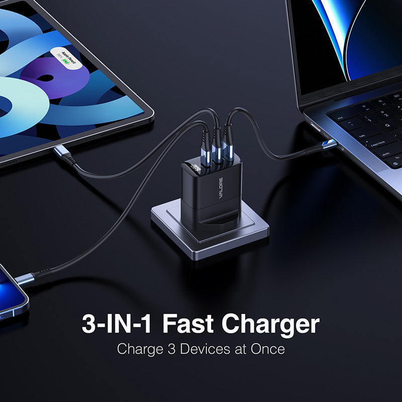 Valore PD65W GaN Wall Charger with Digital Display (PA-002)