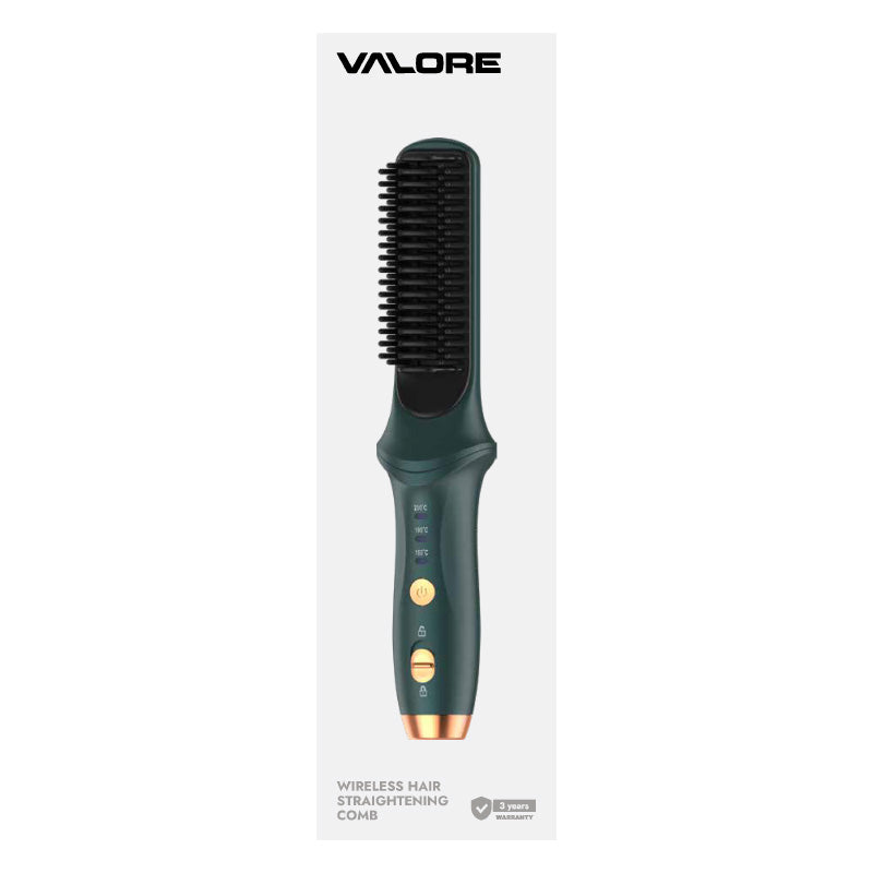 Valore Wireless Hair Straightening Comb (PC-002)