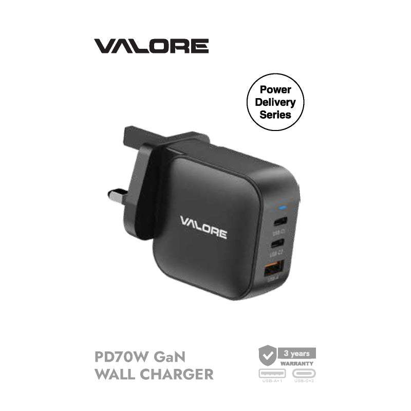 Valore PD70W GaN Wall Charger (PA-009)