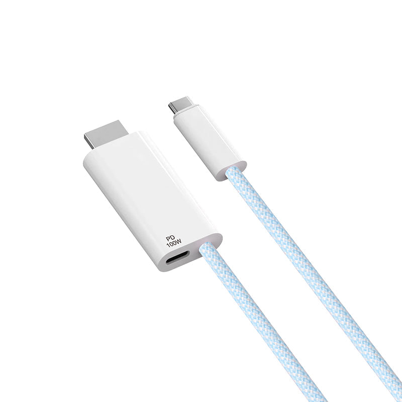 Valore USB-C to HDMI PD100W Cable (CA-016) - Blue