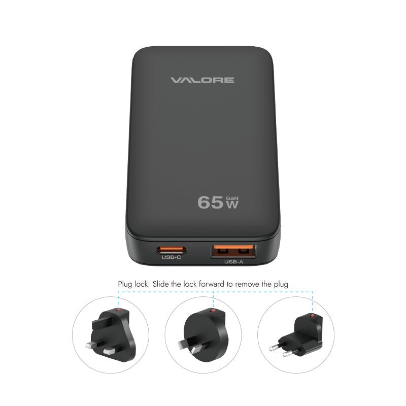 Valore PD65W GaN Wall Charger (PA-016)