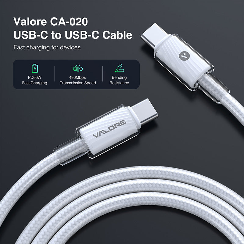 Valore PD60W USB-C to USB-C Cable (CA-020)