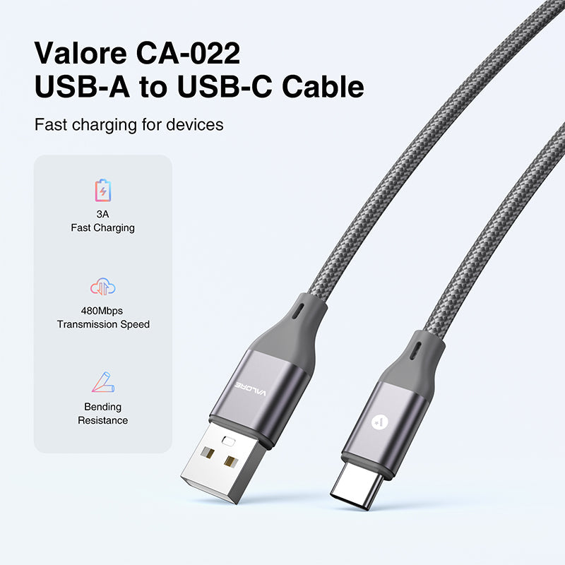 Valore USB-A to USB-C Cable (CA-022)